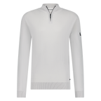 Senn pullover halfzip lichtgrijs