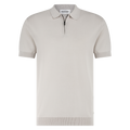 The Hen Knitted polo lightgrijs
