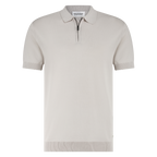 The Hen Knitted polo lightgrijs