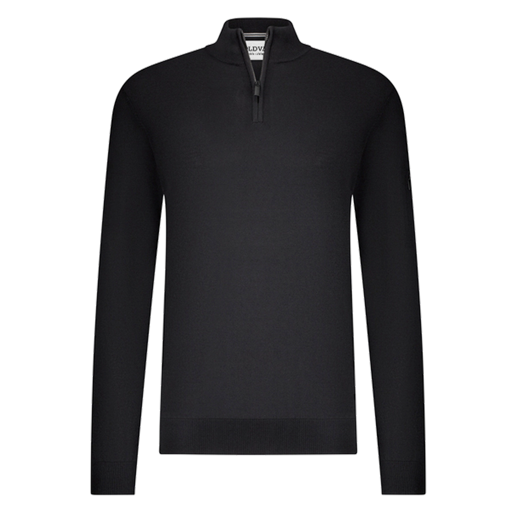 Senn pullover halfzip zwart