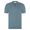 The Hen Knitted polo blauw