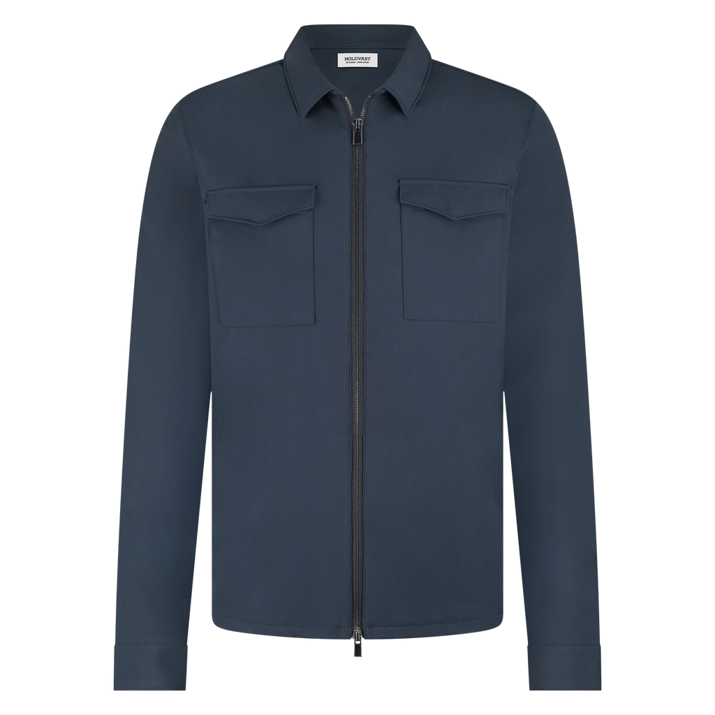 The Ferdy overshirt jacket donkerblauw