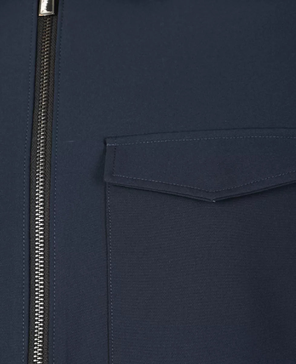 The Ferdy overshirt jacket donkerblauw