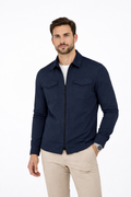 The Ferdy overshirt jacket donkerblauw