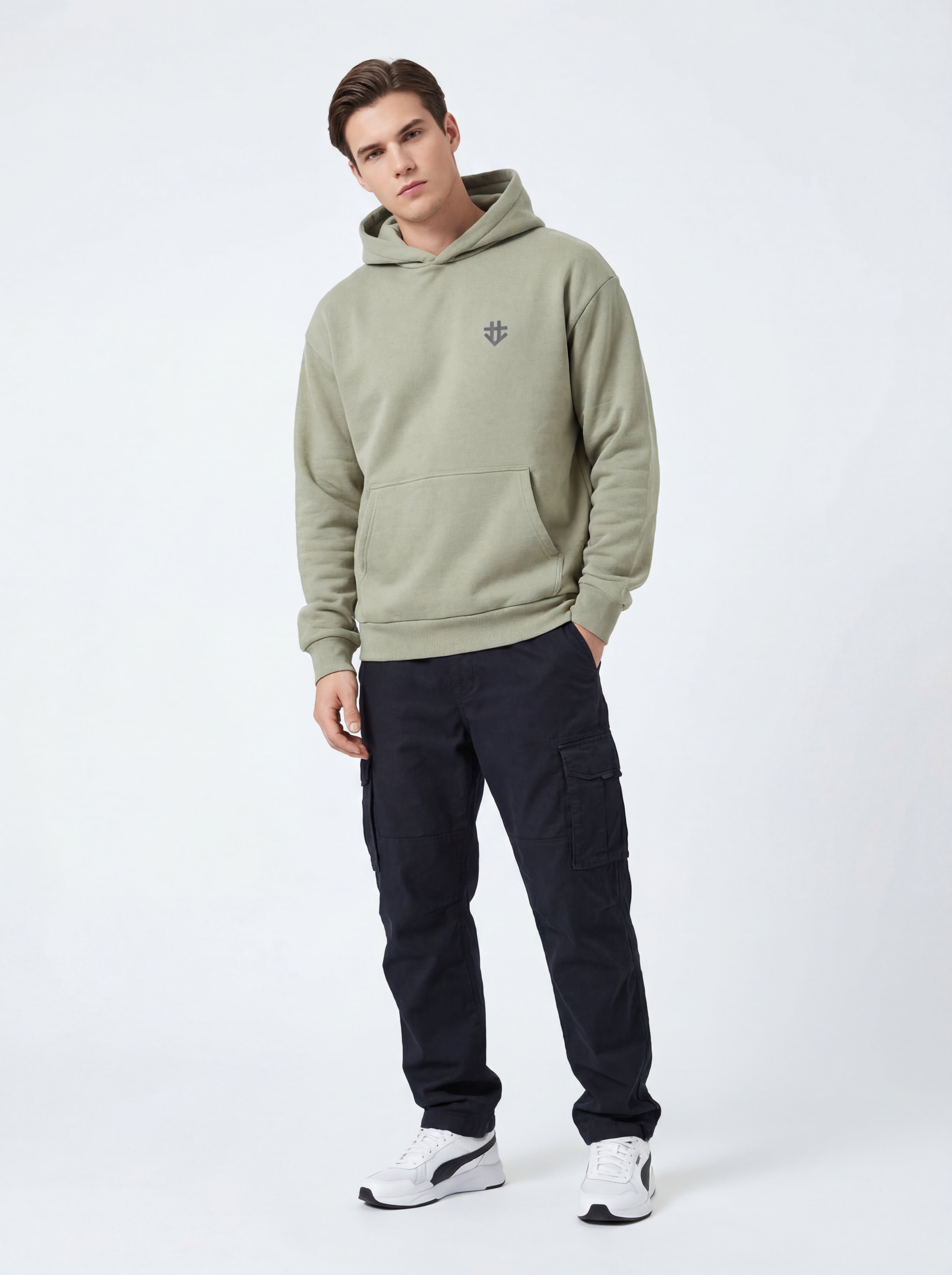 HoldVast Hooded Sweater Heavyweight Light Olive