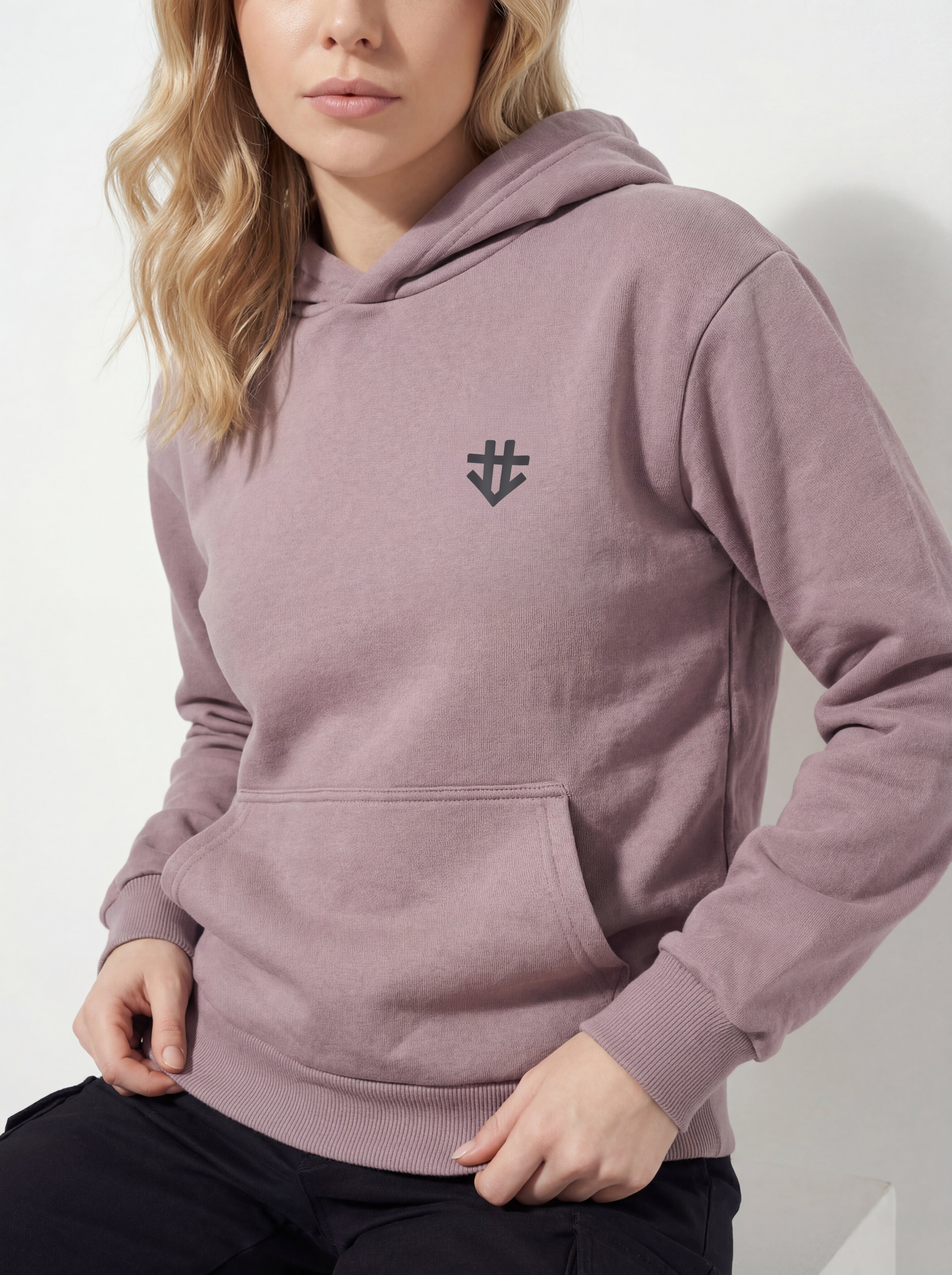 HoldVast Hooded Sweater Heavyweight Shitake Purple