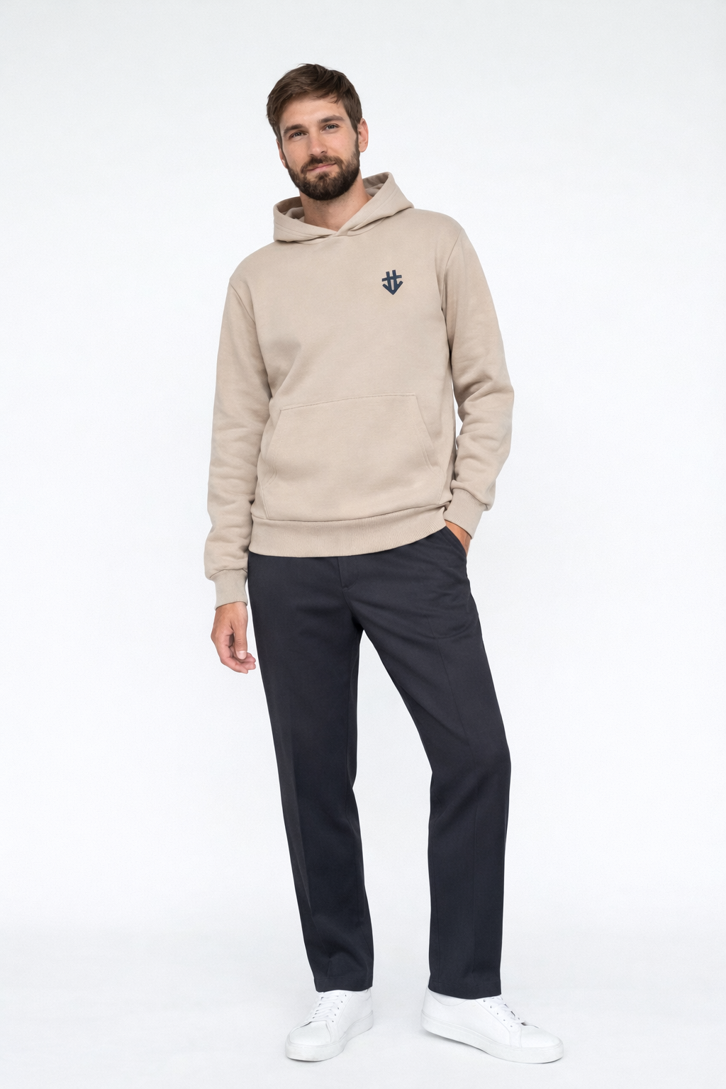 HoldVast Hooded Sweater Heavyweight Tan Sand