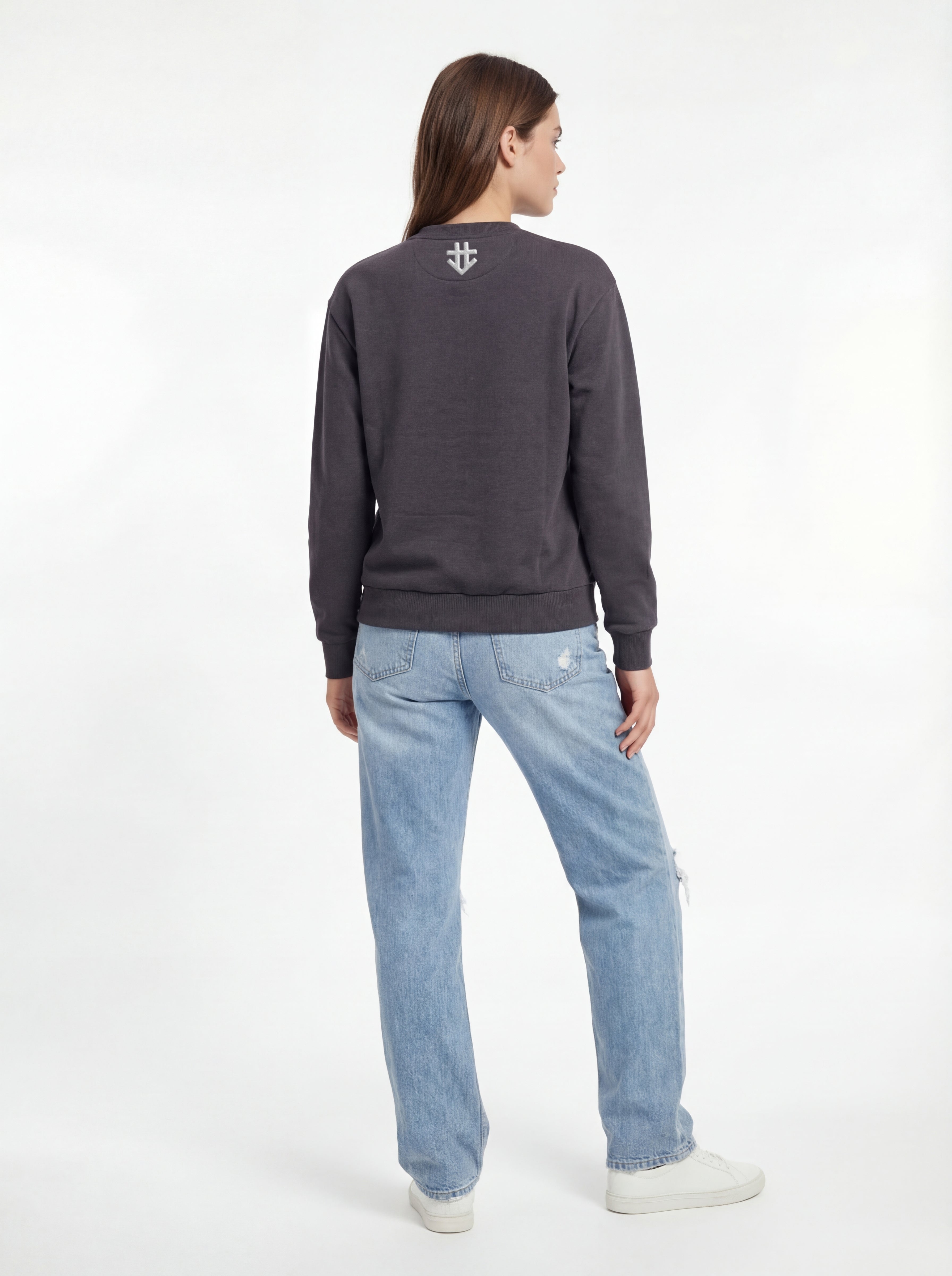 Sweater Heavy Weight unisex Antraciet