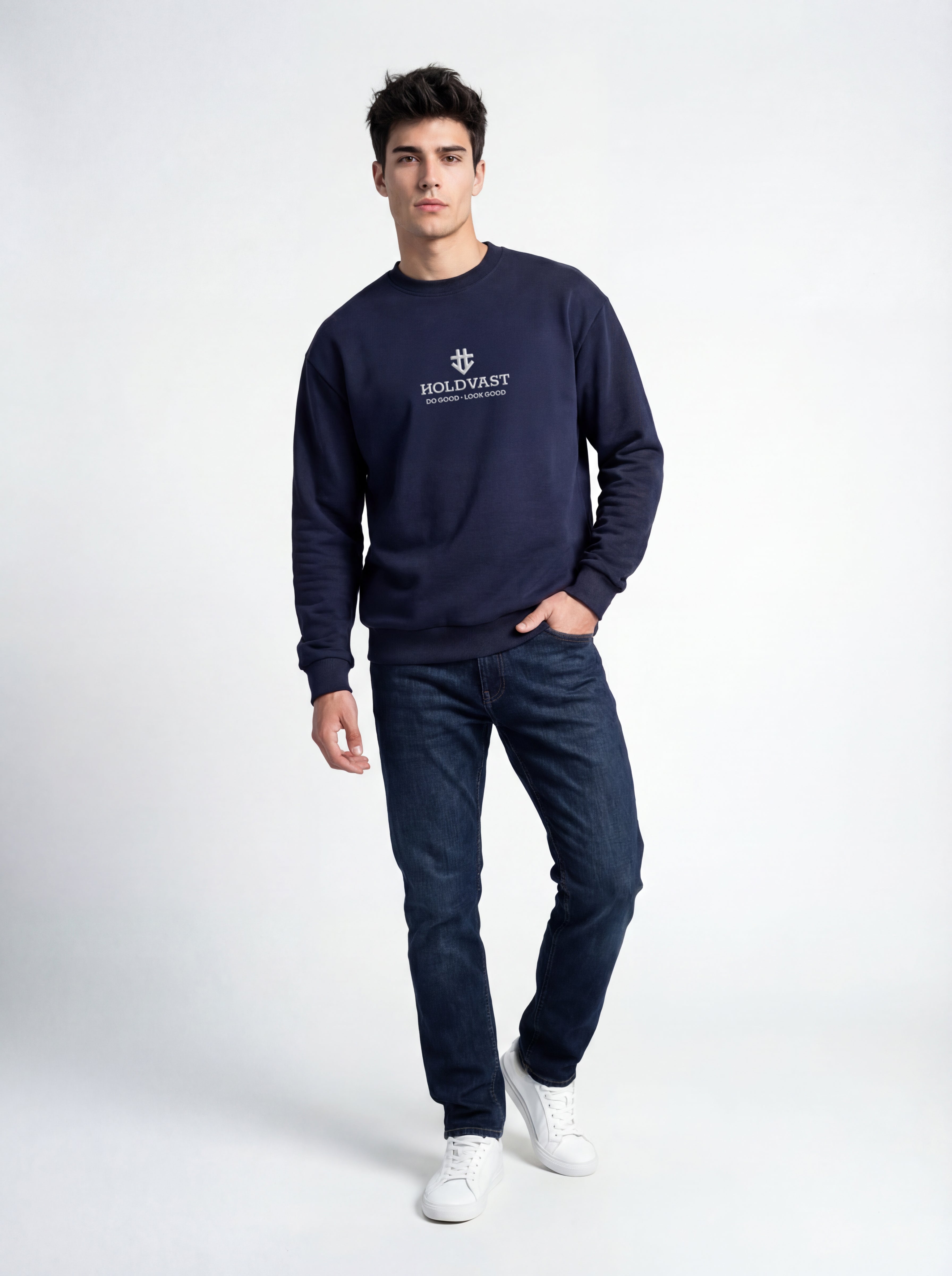 Sweater Heavy Weight unisex Midnight Navy