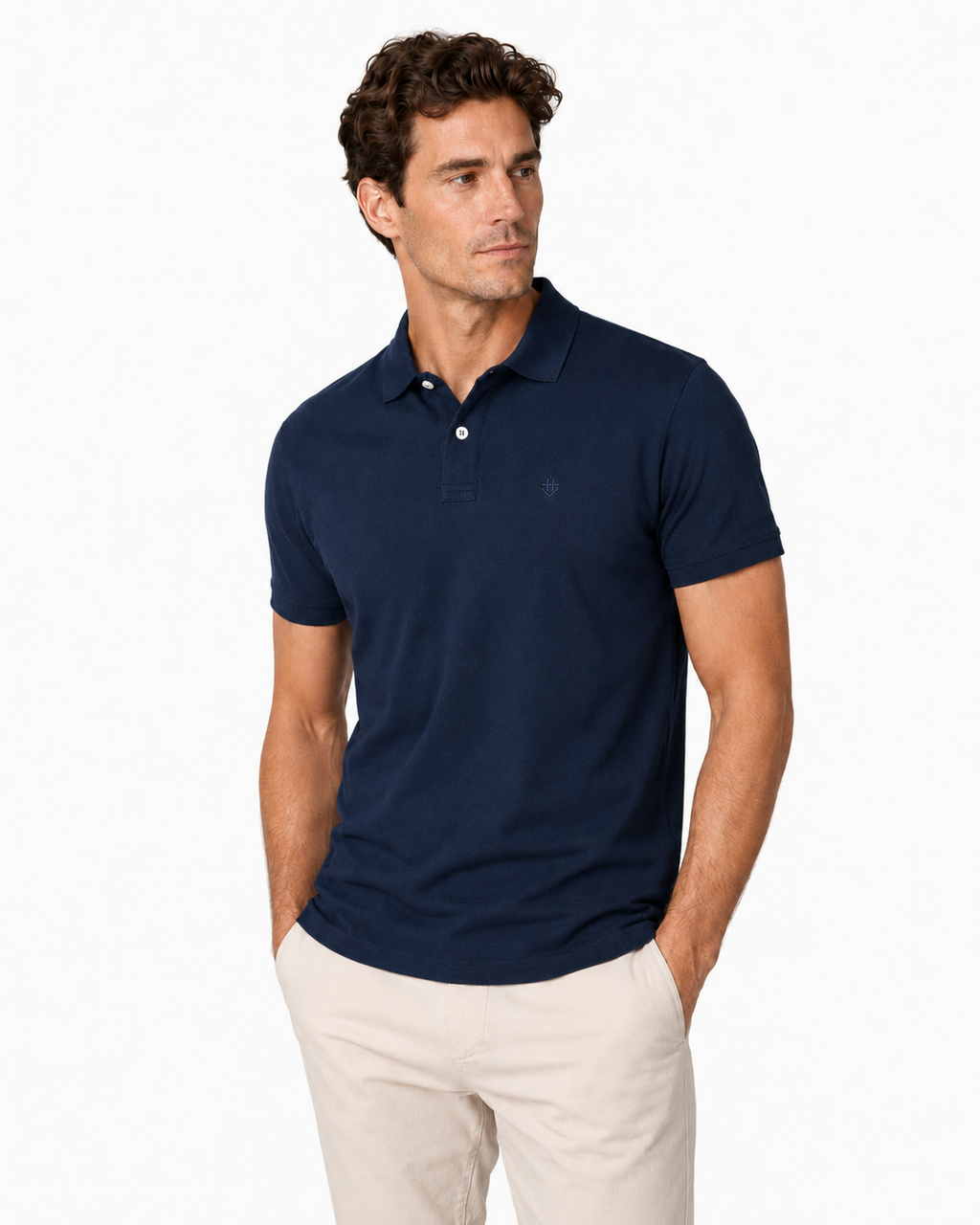 The Will polo donkerblauw