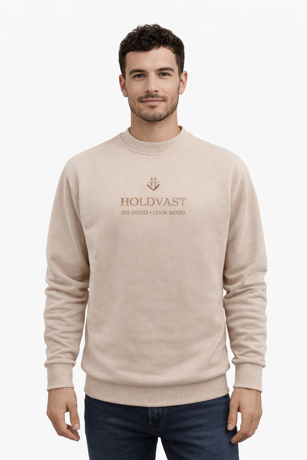 Sweater Heavy Weight unisex Tan Sand