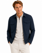 The Ferdy overshirt jacket donkerblauw