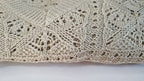 Suze fancy ajour 1/2 sleeve sweater Dune